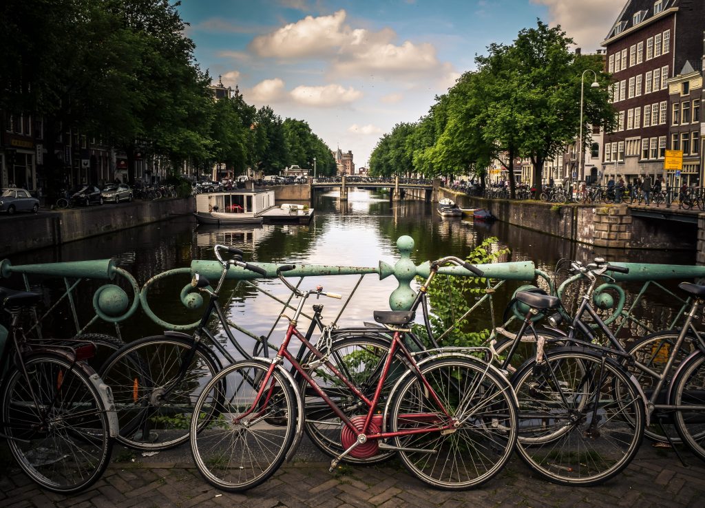 Dankbaar voor de fiets infrastructuur van Nederland